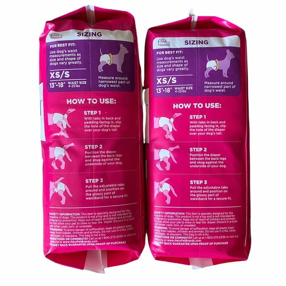 OUT! Pet Care Disposable Dog Diapers XS/S 16 Count - Picture 2 of 4